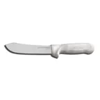 image of Dexter 4133 Sani‑Safe 8" Butcher Knife, High‑Carbon Steel Blade, White Non‑Slip Handle, Made In USA