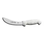 image of Dexter 6573 Beef Skinning Knife - 6" Stamped White PP Handle, Carbon Steel Blade, SofGrip Non-Slip