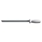 image of Dexter 7633 Sani‑Safe Diamond Sharpener, 12" Blade, Diamond Dust, White Plastic Handle, Made in USA
