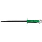 image of Dexter 7840 Traditional (NWSR-10) Sharpening Steel 10" Blade Plastic Handle with Hanging Ring