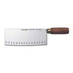 image of Dexter 8210 Chinese Chef Knife, 8" Duo‑Edge High‑Carbon Steel Blade, Wood Handle, Stain‑Free