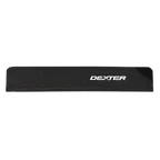 image of Dexter 83102 Knife Guard, 8-3/4" x 1-1/4", Narrow Black Plastic Blade Cover with Offset Cutout