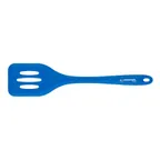 image of Dexter 91533 Slotted Turner, 11-1/2" Blue Silicone Handle, Resistant to 500°F, Dishwasher Safe, NSF