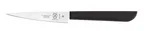 image of Mercer M12604 - 4" Stamped Carving Knife, Carbon Steel Blade, Black Plastic Handle, NSF Certified