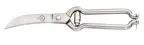image of Mercer M14803 Poultry Shears, 9-1/2" Length, Safety Lock, Stainless Steel Blade And Handles