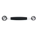 image of Mercer M15100P Melon Baller – Double 7/8" & 1" Scoop, High‑Carbon Steel, Slip‑Resistant Nylon Handle