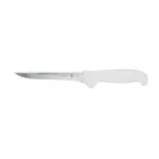 image of Mercer M18100 Ultimate White Boning Knife, 6" Stamped Blade, Carbon Steel, White Handle, NSF