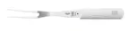 image of Mercer M18190 - White Cook's Fork, 8" Blade, 13.5" Length, Carbon Steel, Polypropylene Handle, NSF