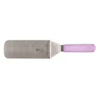 image of Mercer M18700PU Steel Turner, 8" Blade X 3" Wide, 14.75", Blade, Purple Polypropylene Handle