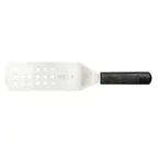 image of Mercer M18710 Turner – 8" Perforated, 3" Width, 14-3/4", Black Polypropylene Handle, NSF