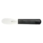 image of Mercer M18790 Sandwich Spreader, 3.5" Blade, 8.5" Overall, Japanese Steel, Black Plastic Handle, NSF