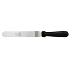 image of Mercer M18800 Spatula, 10" Blade X 1.5", Stainless Steel Blade, Black PP Handle, NSF