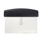 image of Mercer M18810P Bench Scraper/Dough Cutter, 6" x 3" Stainless Steel Blade, Black Handle NSF