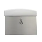 image of Mercer M18810WH Scraper/Dough Cutter, 6" x 3" Japanese Steel Blade, White Polypropylene Handle, NSF