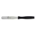 image of Mercer M18840P Stainless Steel Turner – 4-1/4" Blade, 9-1/4" Overall, Black Slip‑Resistant Handle