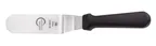 image of Mercer M18890P - 6" x 1½" Offset Steel Turner, Black Plastic Handle, Dishwasher Safe, NSF