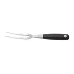 image of Mercer M20806 Genesis Carving Fork – 6" Blade, 10" Length, Steel, Santoprene® Handle, NSF, Pack