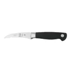 image of Mercer M21052 Genesis Peeling Knife - 2.5" Forged Steel Blade, Santoprene Handle, Bird’s Beak, NSF
