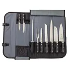 image of Mercer M21860 10-Pc Knife Set, German Steel Blades, Delrin Handles, 3.5"‑10" Knives, NSF - 10/Bag