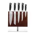 image of Mercer M21942 Magnetic Board Set – 6‑Pk: 8" Chef/8" Bread/7" Fillet/6" Boning/3½" Paring; Steel NSF