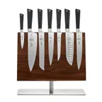 image of Mercer M21945 ZüM Magnetic Board – Knife Set: 8" Carv/Chef/Bread; 7" Sant./Fil. 6" Bon. 3" Par. NSF