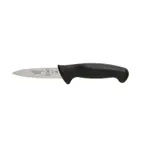 image of Mercer M22003 - 3" Stamped Spear Paring Knife, Carbon Steel Blade, Black Poly Handle, NSF