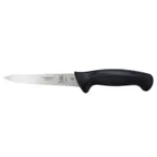 image of Mercer M23406 - 6" Utility Knife, Stamped High Carbon Steel Blade, Black Handle, NSF