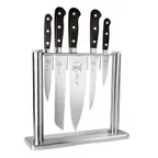 image of Mercer M23500 Block Set – 5" Utility 8" Bread 8" Chef 6" Boning 3‑1/2" Paring German Steel Blades
