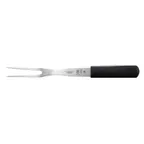 image of Mercer M23800 Millennia Cooks Fork, 8", 13" Length, Carbon Steel, Plastic Handle, NSF