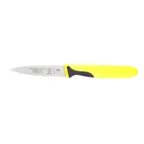 image of Mercer M23930YLB - 3" Paring Knife, Spear‑Point, Steel, Yellow Santoprene/Poly Handle, NSF