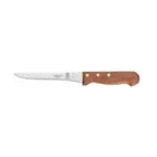 image of Mercer M26030 Boning Knife, 6" Stamped, Carbon Steel Blade, Narrow, Rosewood Handle, 3 Brass Rivets