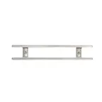 image of Mercer M30750 Magnetic Knife Holder – 12" Magnetic Bars With Six Stainless Steel Hooks, Satin