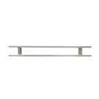 image of Mercer M30751 Magnetic Knife Holder – 18" Bars (2), Stainless Steel Satin, Includes Six Hooks
