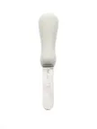 image of Mercer M33053A - 3" Wide Clam & Oyster Knife, High Carbon Steel Blade White PP Handle, NSF