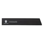 image of Mercer M33114P Knife Guard, 12" x 2" Polypropylene Blade Cover, Black, Fits 11"-12" Gyuto Knives