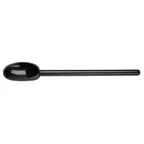 image of Mercer M33182BK - Mixing Spoon, 11-7/8" Length, Black Insulated Nylon, 430°F Rated