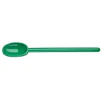 image of Mercer M33182GR Hell's Tools Mixing Spoon, 11-7/8" Green Nylon Insulated, 430°F, NSF