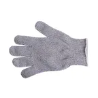 image of Mercer M33412L Cut Resistant Glove – Large, Gray‑White Cuff, 10‑Gauge Fiber, ANSI A7, Made in USA