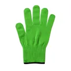 image of Mercer M33415GRS Cut‑Resistant Glove, Small, 13‑G Poly, Green/Red Cuff, ANSI A4, FDA Approved