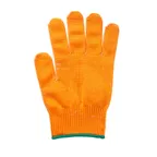 image of Mercer M33415ORM Cut‑Resistant Glove – Medium 13 Gauge HDPE Orange/Green Cuff Washable ANSI A4
