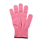 image of Mercer M33415PKS Cut‑Resistant Glove – Pink/Red Cuff, Polyethylene, ANSI A4, Washable, FDA Approved