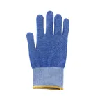 image of Mercer M33416BLS Cut Resistant Glove Small 18‑Gauge PE Blue/Red Cuff Left/Right FDA Approved ANSI‑A4