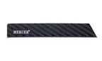 image of Mercer M33511P Knife Guard - 6" x 1" Felt‑Lined ABS Plastic Blade Cover, Black, Sleeve for Cutlery