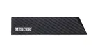 image of Mercer M33515P Knife Guard – 8" x 2" Felt‑Lined ABS Plastic Blade Cover, Black
