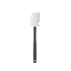 image of Mercer M35113 Blade Scraper, 14" White Silicone Blade 500°F, Brick Red Nylon Handle, Kick Stand, NSF