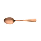 image of Mercer M35140RG Plating Spoon 1-1/3 oz 7-7/8" Bowl, Serrated Grip, Rose Gold 18/8 Stainless Steel