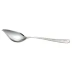 image of Mercer M35142 Saucier Spoon, 1 oz, 8-1/2" Bowl, Spout, Micro‑Serration, Handle, 18/8 Stainless Steel