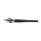 image of Mercer M35145 Plating Spoon, 7" Tip, 18/8 Stainless Steel Bowl, Nylon Handle - Presentation Tool