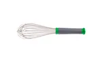 image of Mercer M35200 Piano Whip – 10" 18‑8 Stainless Wire, Nylon Handle with Color‑Coded Ends, NSF