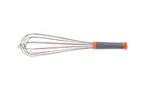 image of Mercer M35212 14" French Whip, 18-8 Steel Wire NSF, Nylon Handle with Color-Coded Ends Integral Loop